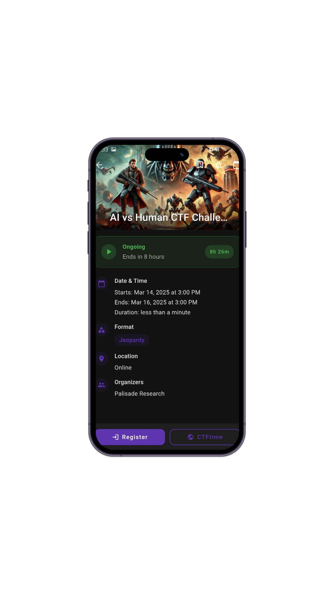 CTF Compass Main Interface