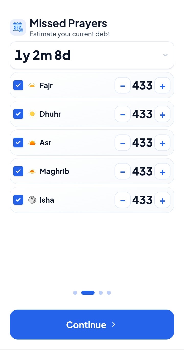 Missed Prayers Light