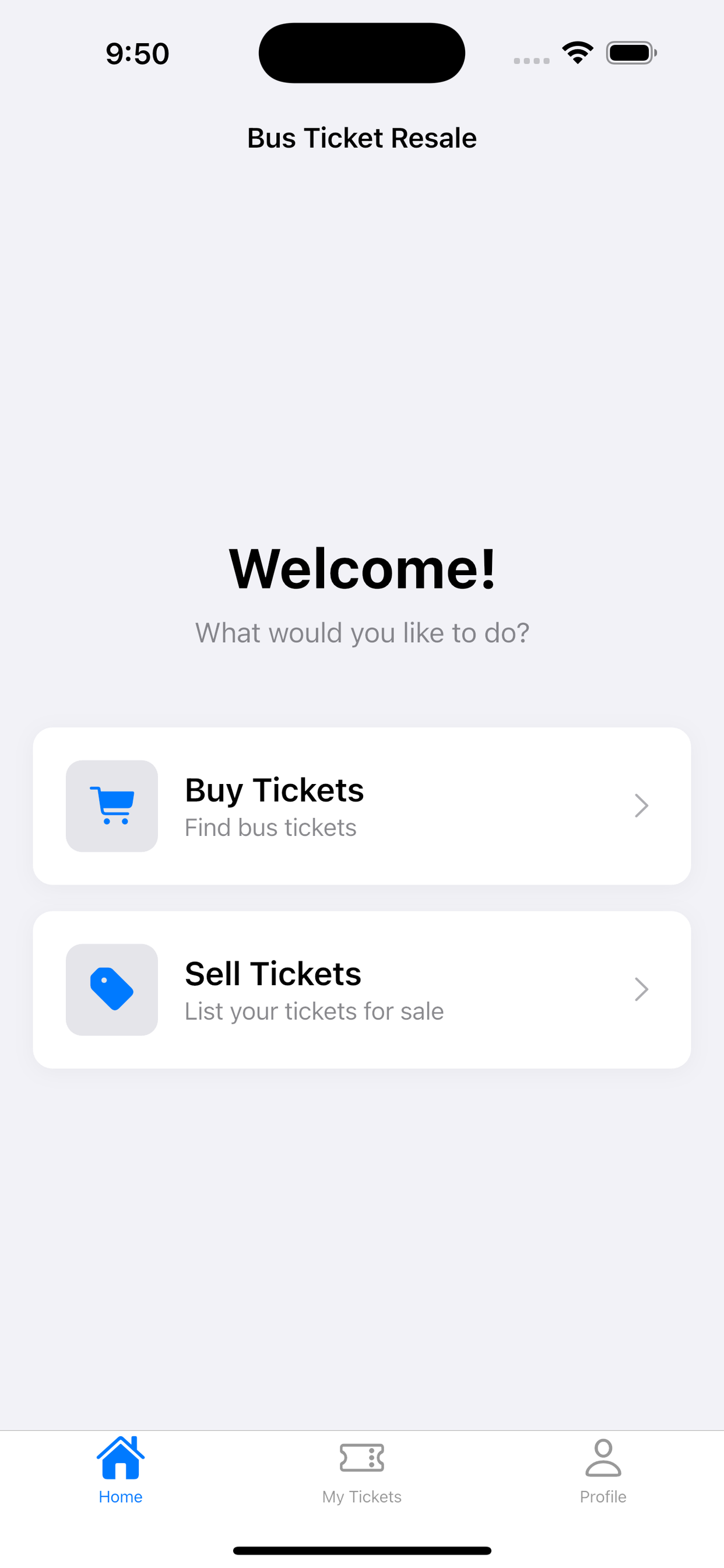 QuickQuote app interface showing quote collection
